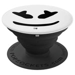 Funny Marshmallow Angry Face Grip And Stand For Phones And Tablets