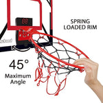 Mini Basketball Hoop For Door With Electronic Scoreboard 4 Balls Air Pump Included