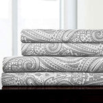 Luxury Bed Sheets And Pillowcase Set Extra Soft Elastic Corner Straps California King King