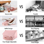 Adjustable Double Layer Stack Shoe Rack