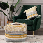 Braided Handwoven Casual Ottoman Pouf Cover