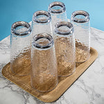 Unbreakable Plastic Tumbler Cups Set Of 6