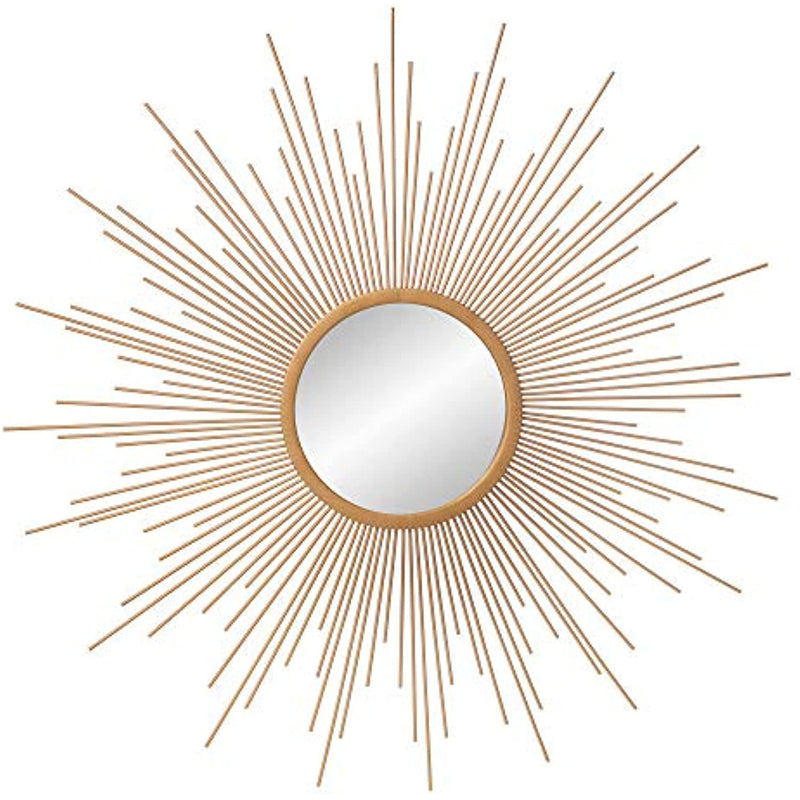 Wall Decor 30 Gold Spoked Sunburst Wall Accent Mirror