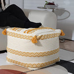Braided Handwoven Casual Ottoman Pouf Cover