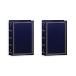 Pioneer 3 Ring Photo Albums 4 X 6 Pocket For 504 Photos Navy Blue 2 Pack