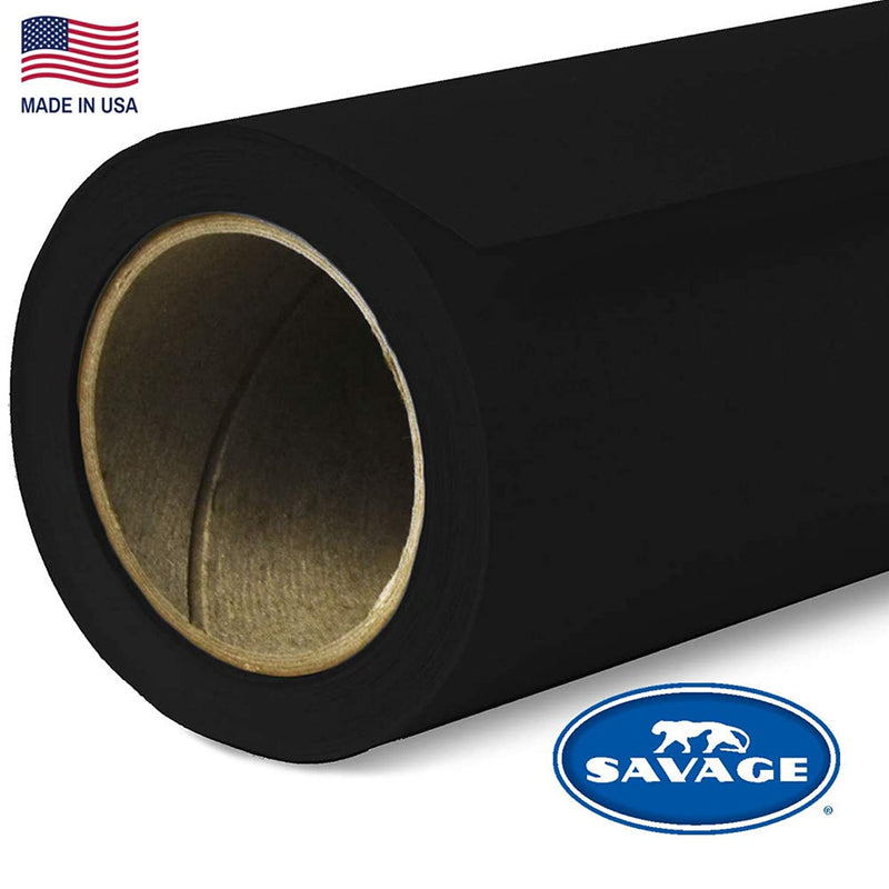 Savage Seamless Background Paper 20 Black 86 In X 18 Ft