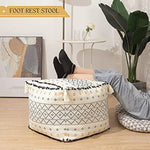 Braided Handwoven Casual Ottoman Pouf Cover