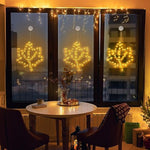 2 Pack Thanksgiving Window Lights with Suction Cups