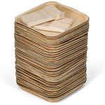 25 Square Palm Leaf Plates 50 Cutlery Better Than Bamboo Or Wood Plates