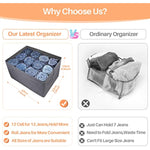 Drawers Organizer Grid Storage Box for Jeans, Pants, Sweater & T-shirts