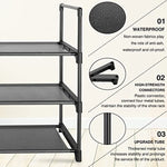 Narrow Stackable Shoe Shelf