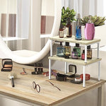 Wood & Metal Top Expandable Counter Shelf