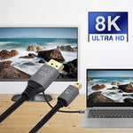 Cy Mini Displayport To Displayport Cable Mini Dp To Dp 4K 8K Displayport Cable For Video Pc Laptop Tv 3 0M
