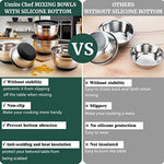 Stainless Steel Metal Bowls With Airtight Lids