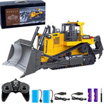 Remote Control Bulldozer Rc 1 16 Full Functional Construction Vehicle For Kids Age 6 7 8 9 10 And Up Years Old