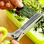 Multifunctional 5 Layers Stainless Steel Knive