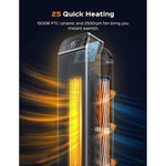 Portable Electric Heater With Remote