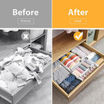 Drawer Dividers Organizer 5 Pack