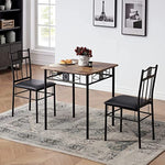 Dining Room Wooden Kitchen Table And Pu Cushion Chair Sets