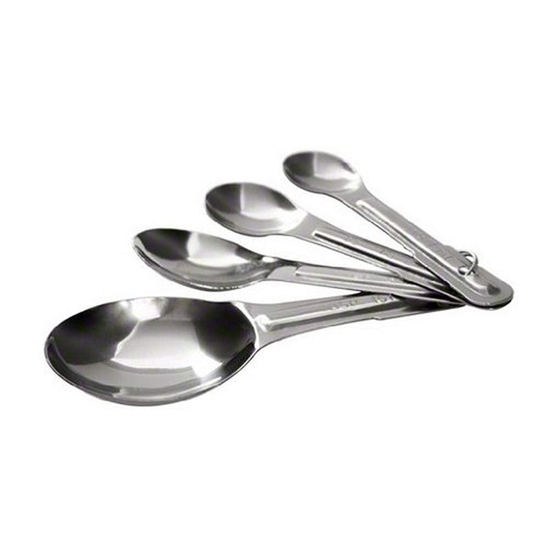Tablecraft Set Of 4 Stainless Steel Measuring Spoons