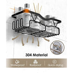 3 Pack Shower Organizer, No Drilling Stainless Steel Shower Shelf for Bathroom