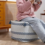 Braided Handwoven Casual Ottoman Pouf Cover