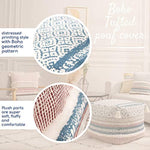Braided Handwoven Casual Ottoman Pouf Cover
