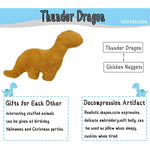 Funny Dino Chicken Nuggets Pillow Gifts For Kids