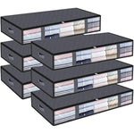 Under bed Storage Containers With Durable Handles For Clothes, Bedding and Toys