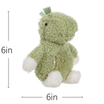 Baby Dinosaur Soft Rattle Toy Stuffed For Newborn Soft Hand Shaker Over 0 Months Dinosaur 6 Inches