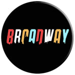 Broadway Retro Colors Skyline Theatre Drama Musical Fan Gift Grip And Stand For Phones And Tablets