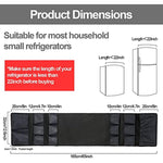 Fridge Dust Cover Top with 15 Extra Large Fabric Pockets for Spice, Cutlery & Napkins