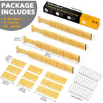 Kitchen Adjustable Drawer Organizers With Labels