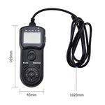 Timer Remote Shutter Cord Jjc Timer Shutter Release Remote Control Cord For Canon 7D Mark Ii 7D 6D Mark Ii 6D 5Ds R 5Ds 5D Mark Iv 1Dx Mark Ii 1Ds Mark Iii 1D C 50D Etc Replaces Canon Rs 80N3 Tc 80N3