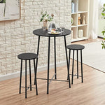 Round Bistro Sets With 2 Barstools