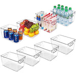 Food Storage Bins with Handle for Refrigerator