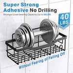 Adhesive Shower Rustproof Stainless Steel Bathroom Organizer