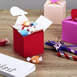 Small Gift Box with Bow and Shredded Paper Fill for Weddings, Graduations, Christmas, Bridesmaids Gifts