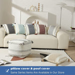 Braided Handwoven Casual Ottoman Pouf Cover