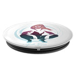 Marvel Spider Gwen Crouching Abstract Swirl Grip And Stand For Phones And Tablets
