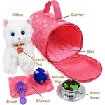 8 Piece Play Cat Puppy Set For Kids