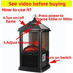Mini Small Indoor Electric Fireplaces Lanterns