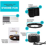 Flameless Electric Marshmallow Roaster 4 Detachable Trays 4 Roasting Forks