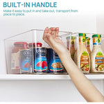 Food Storage Bins with Handle for Refrigerator