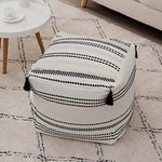 Braided Handwoven Casual Ottoman Pouf Cover