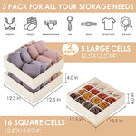 Fabric Foldable Dresser Closet Organizers