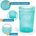 Glass Tumblers For Juice Beverages Cocktail Capacity 12 5Oz 370Ml Set Of 4