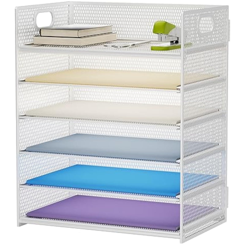 Mesh Desk File Organizer with Handle