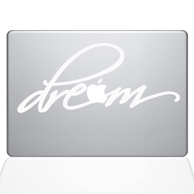 The Decal Guru 1654 Mac 13A W Dream Decal Vinyl Sticker White 13 Macbook Air