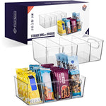 Pantry Organization and Storage Bins with Removable Dividers